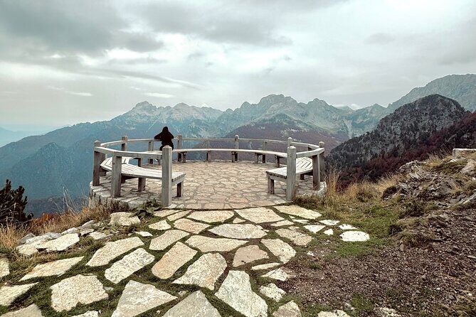 Albanian Alps Off-Road Adventure :Boge & Theth 1 Day - Stop 1 in Shkoder: Buna River and Lake Shkoder from afar