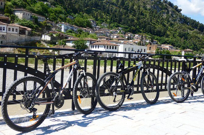 BIKE RENTAL and BIKE TOURS in Berat by 1001 Albanian Adventures - Bogovë waterfall ride: 33 km, a short hike, and natural pools