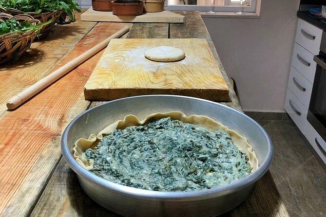 Cooking Classes and Traditional food tasting in Tirana - Lunch with what you cooked: snacks, coffee or tea, and a full table