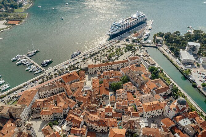 Day Tour of Budva and Kotor Montenegro from From Tirana & Durres - Sveti Stefan viewpoint: iconic red roofs, island access not included