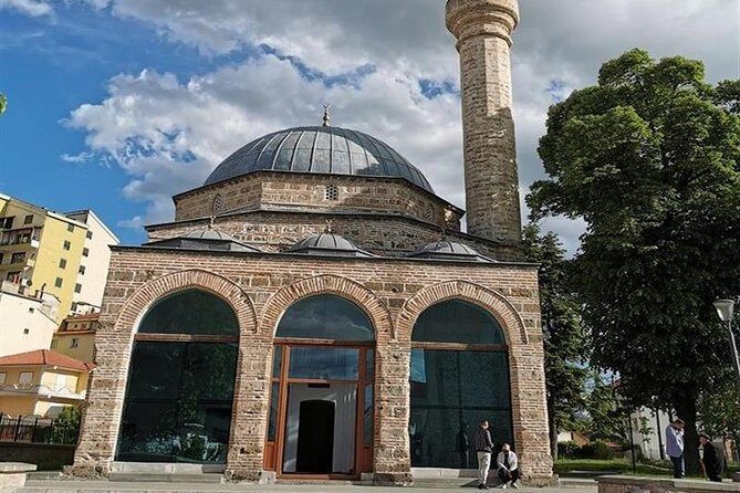 Daytrip to Korce "Little Paris" & Pogradec in Lake Ohrid - Iljaz Mirahori Mosque: the historic anchor in Korçë