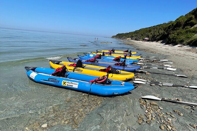 Kayak in Cape of Rodon,Tirana Albania Tour (ARG) - Key points to know before you go