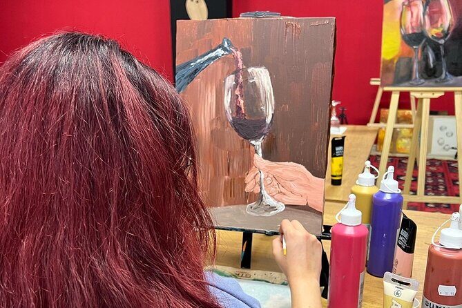 Paint and Wine - Authentic Art Workshop in Tirana - Paint and Wine in Tirana: what this workshop really is