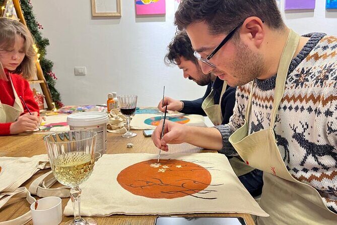 Paint and Wine - Authentic Art Workshop in Tirana - The 2.5-hour flow: how the session typically runs