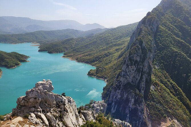 Private Bovilla Lake and Kruja City Day Tour from Tirana - Bovilla Lake from Mount Gamti: the viewpoint you didn’t know you needed