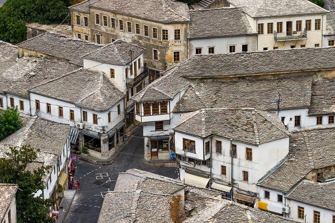 Private Day Tour of Gjirokastra from Tirana - The Old Bazaar walk: black-and-white stone under your feet
