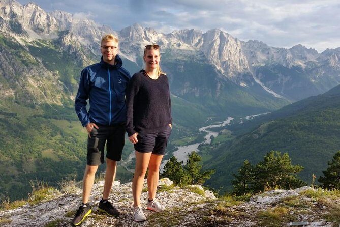 Small Group Hiking Tour; Peaks of the Balkans Trail in 7 Days - Day 1: Tamarë, Lëpushë yellow flowers, and a first border-crossing payoff