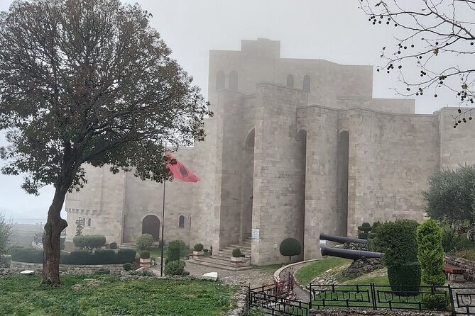 Tirana and Kruja Full Day Tour - Tirana landmark walk: clock tower, Ethem Bey complex, and Skanderbeg Square