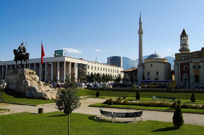 Tirana and Kruja in a Day Trip - Tirana Highlights After Lunch: Skanderbeg Square to Et’hem Bey Mosque