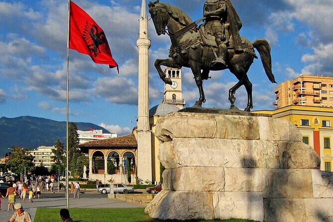 Tirana City Tour with Hotel Pickup - Skanderbeg Square: Tirana’s center of gravity