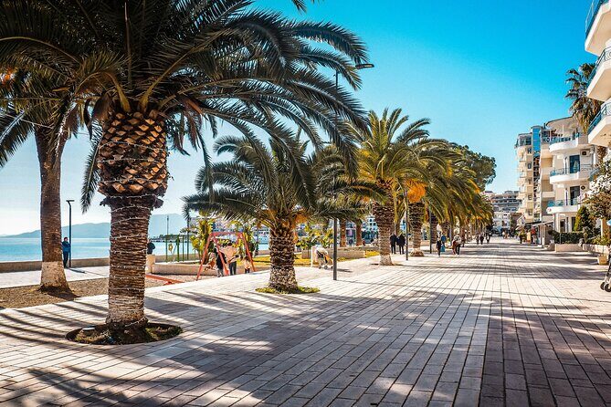 Tirana/Durres: Full Day Shared Tour to Saranda, Ksamil & Blue Eye - Sarandë Promenade: The Classic Coastal Walk