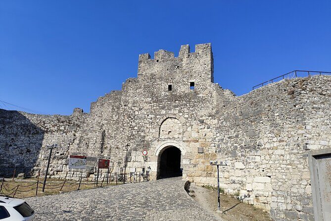 Tirana to Berat By Eden: Private day trip - Berat town walk: Mangalem and Gorica with the Osum River in the background