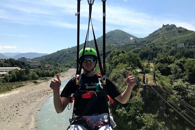Tirana Zipline Adventure in Petrelë – Albania’s First Zipline - The 1,250m Flight: Speed, Views, and What You’re Actually Doing