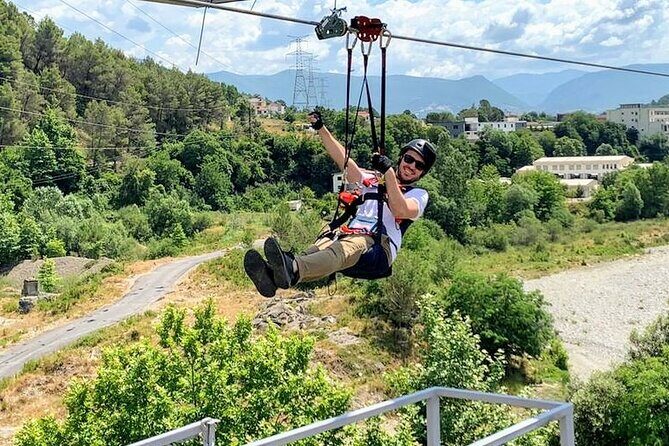 Tirana Zipline Adventure in Petrelë – Albania’s First Zipline - Safety Setup in Petrele: Harnesses, Supervision, and a Calm Start