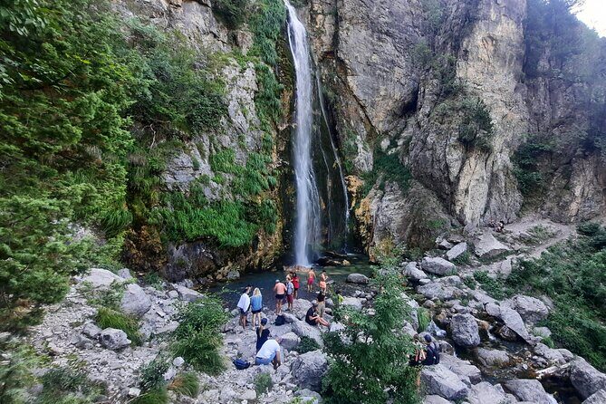 Tour of Komani, Valbona, Thethi, Blue Eye in three days - Rragami Waterfall and the walk toward Valbona Pass