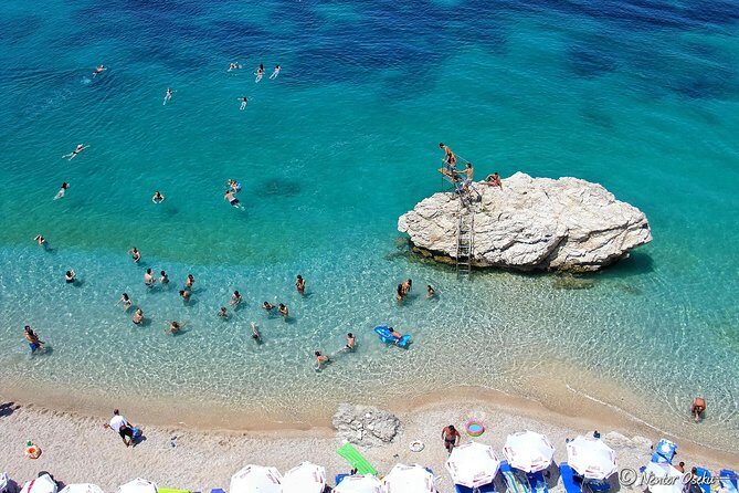 Visit Vlore & Himare Beaches includes lunch - Gjipe Beach with lounger rental: wear shoes and plan for a small hike