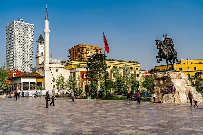 Walking tour of Tirana; History & Culture - Blloku Neighborhood: From Restricted Politburo Zone to Streets You Can Enjoy