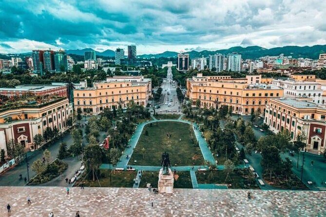 Walking tour of Tirana; History & Culture - Skanderbeg Square: Tirana’s Central Stage With Big Names All Around